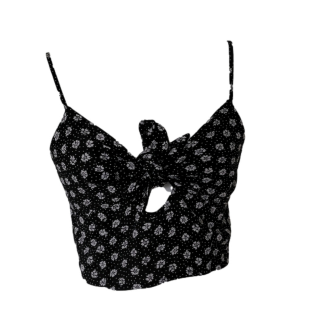 Summer Boho Crop Tank Top * Medium